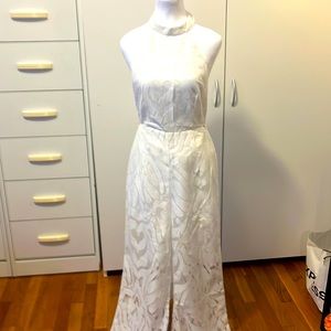 Cupshe lace halter jumpsuit